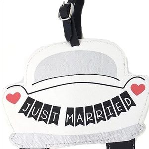 Just Married Luggage tag